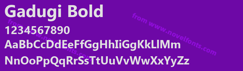 Gadugi BoldPreview Gadugi BoldPreview