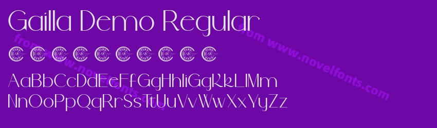 Gailla Demo RegularPreview Gailla Demo RegularPreview