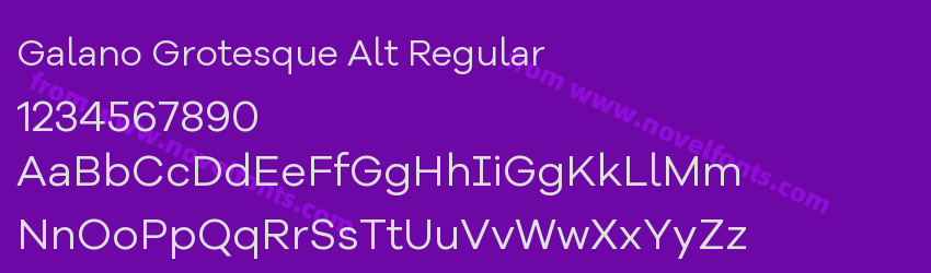 Galano Grotesque Alt RegularPreview Galano Grotesque Alt RegularPreview