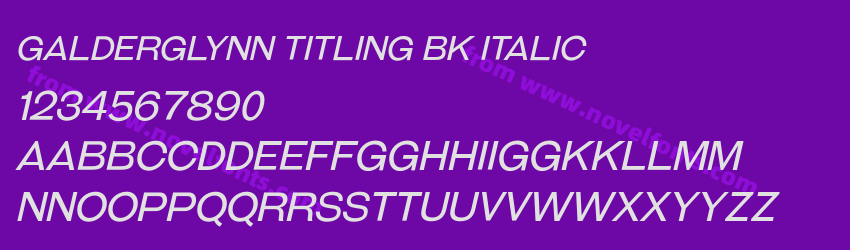 Galderglynn Titling Bk ItalicPreview Galderglynn Titling Bk ItalicPreview
