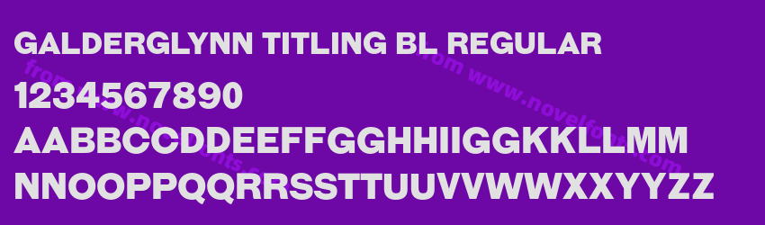 Galderglynn Titling Bl RegularPreview Galderglynn Titling Bl RegularPreview