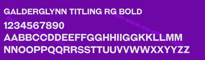 Galderglynn Titling Rg BoldPreview