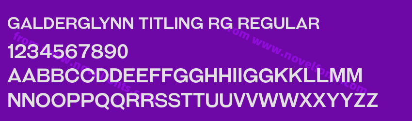 Galderglynn Titling Rg RegularPreview Galderglynn Titling Rg RegularPreview