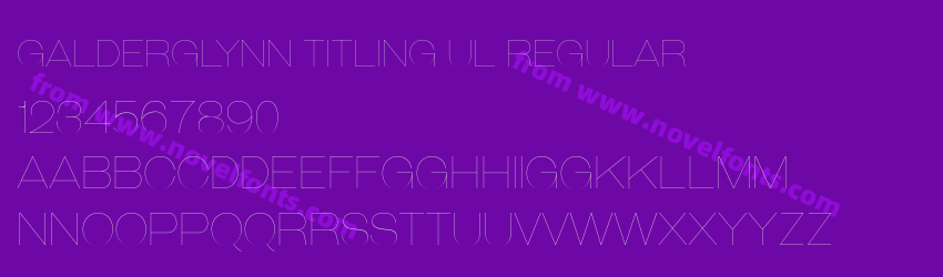 Galderglynn Titling Ul RegularPreview Galderglynn Titling Ul RegularPreview