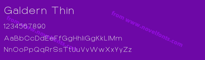 Galdern ThinPreview Galdern ThinPreview