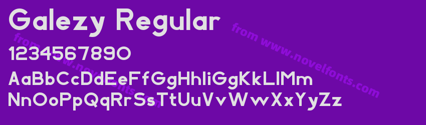 Galezy RegularPreview Galezy RegularPreview