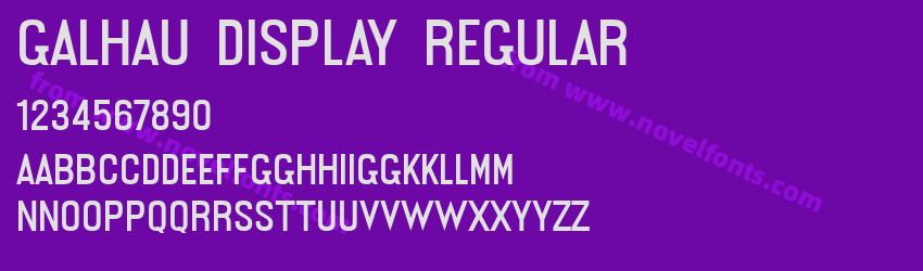 Galhau Display RegularPreview Galhau Display RegularPreview