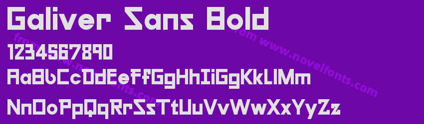 Galiver Sans BoldPreview Galiver Sans BoldPreview