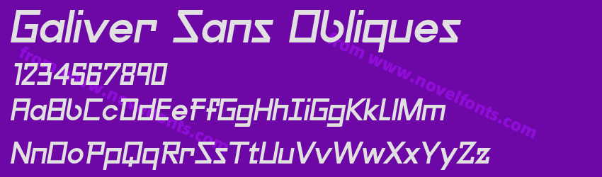 Galiver Sans ObliquesPreview Galiver Sans ObliquesPreview