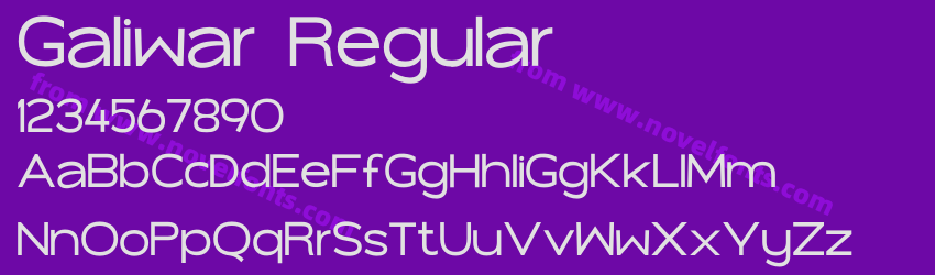 Galiwar RegularPreview Galiwar RegularPreview
