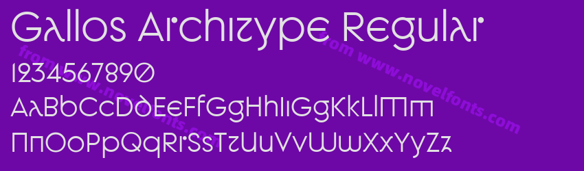 Gallos Architype RegularPreview Gallos Architype RegularPreview