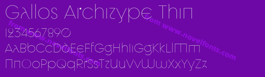 Gallos Architype ThinPreview Gallos Architype ThinPreview