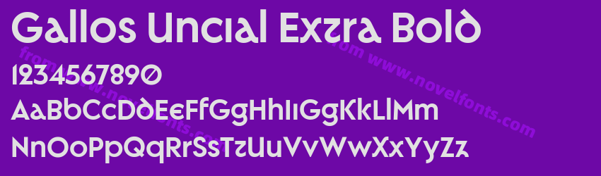 Gallos Uncial Extra BoldPreview Gallos Uncial Extra BoldPreview