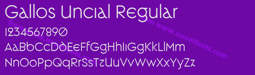 Gallos Uncial RegularPreview Gallos Uncial RegularPreview