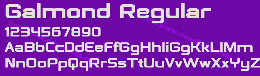 Galmond RegularPreview Galmond RegularPreview