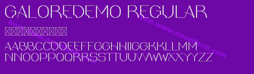 GaloreDEMO RegularPreview GaloreDEMO RegularPreview