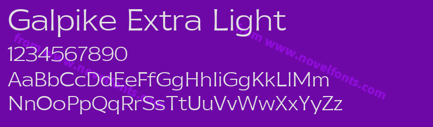 Galpike Extra LightPreview Galpike Extra LightPreview