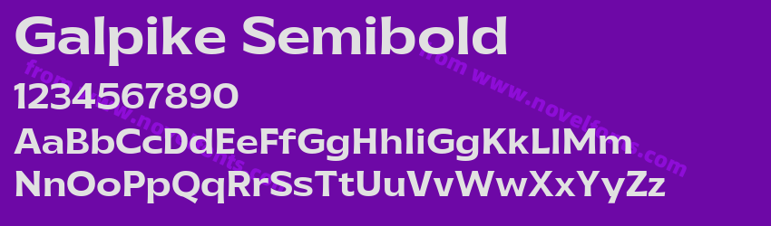 Galpike SemiboldPreview Galpike SemiboldPreview