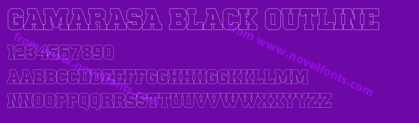 Gamarasa Black OutlinePreview Gamarasa Black OutlinePreview