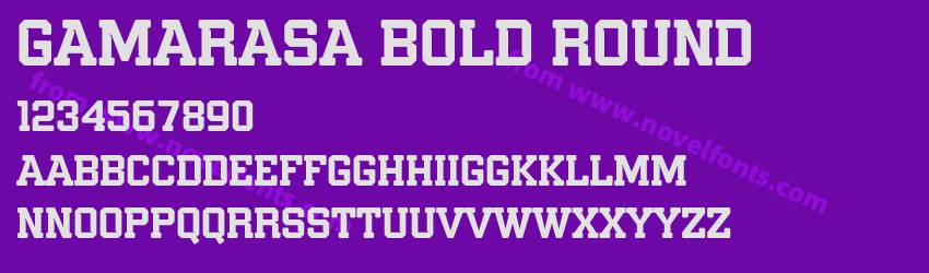 Gamarasa Bold RoundPreview