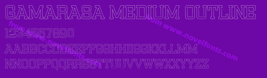 Gamarasa Medium OutlinePreview