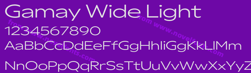 Gamay Wide LightPreview