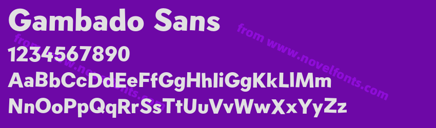 Gambado SansPreview Gambado SansPreview