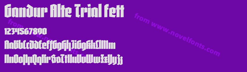 Gandur Alte Trial FettPreview Gandur Alte Trial FettPreview
