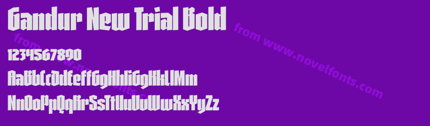 Gandur New Trial BoldPreview Gandur New Trial BoldPreview