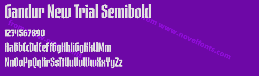 Gandur New Trial SemiboldPreview