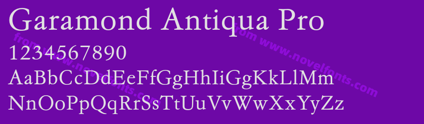 Garamond Antiqua ProPreview Garamond Antiqua ProPreview