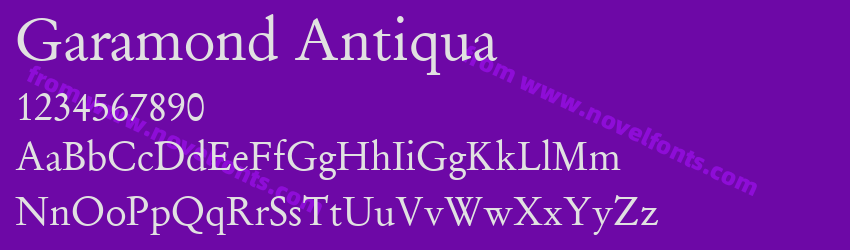Garamond AntiquaPreview Garamond AntiquaPreview