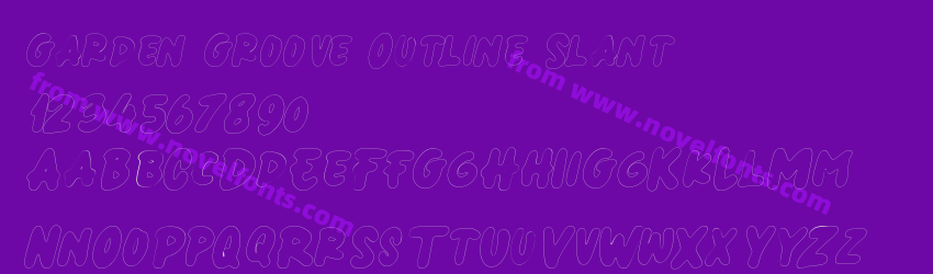 Garden Groove Outline SlantPreview Garden Groove Outline SlantPreview