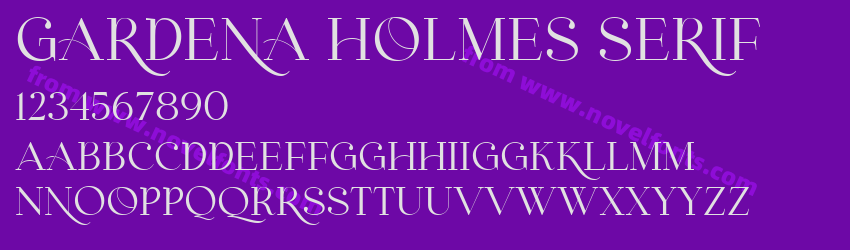 Gardena Holmes SerifPreview Gardena Holmes SerifPreview