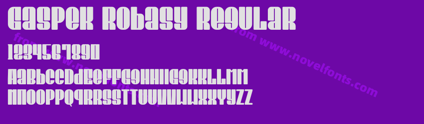Gaspek Robasy RegularPreview Gaspek Robasy RegularPreview