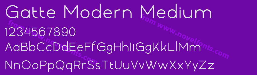 Gatte Modern MediumPreview