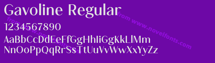 Gavoline RegularPreview Gavoline RegularPreview
