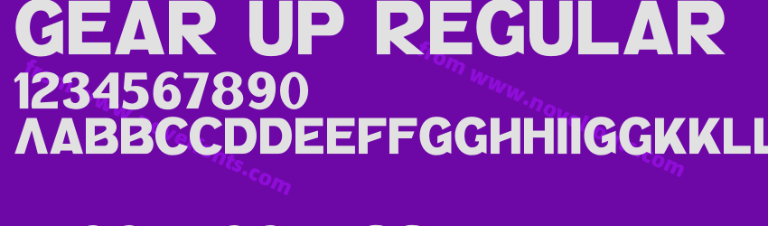 Gear Up RegularPreview Gear Up RegularPreview