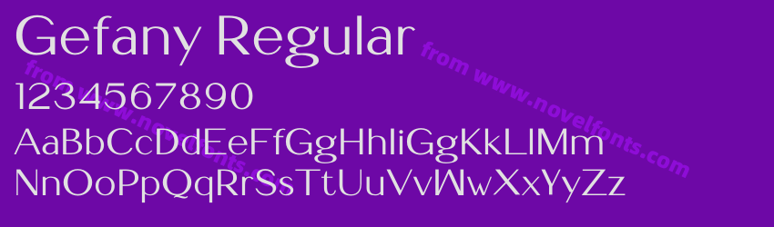 Gefany RegularPreview