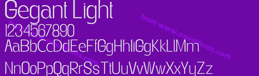 Gegant LightPreview