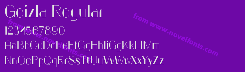 Geizla RegularPreview Geizla RegularPreview