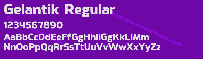 Gelantik RegularPreview Gelantik RegularPreview
