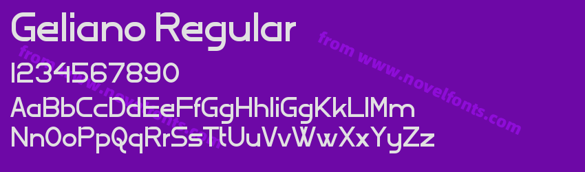 Geliano RegularPreview