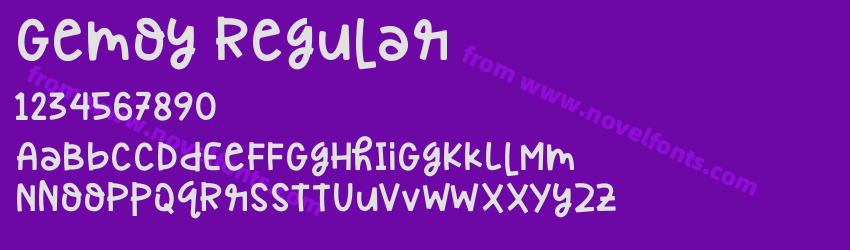 Gemoy RegularPreview Gemoy RegularPreview