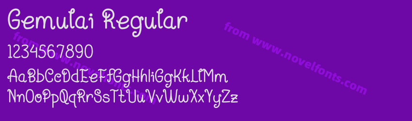 Gemulai RegularPreview Gemulai RegularPreview