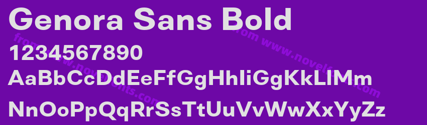Genora Sans BoldPreview Genora Sans BoldPreview