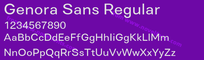Genora Sans RegularPreview Genora Sans RegularPreview