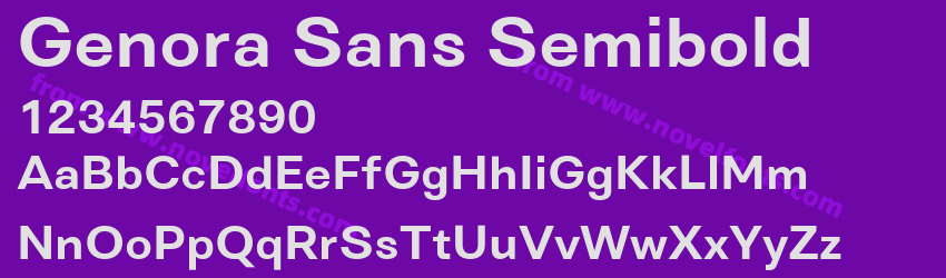 Genora Sans SemiboldPreview Genora Sans SemiboldPreview