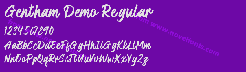 Gentham Demo RegularPreview Gentham Demo RegularPreview