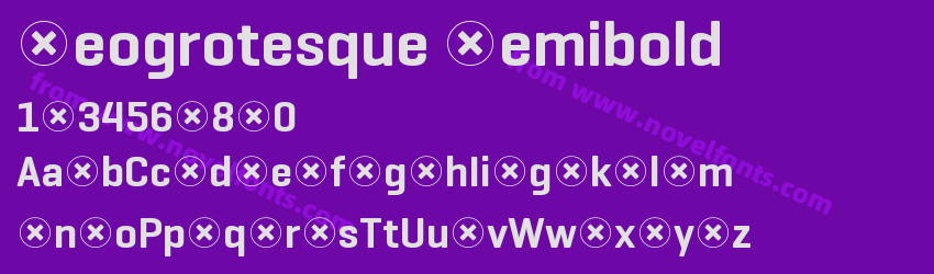 Geogrotesque SemiboldPreview Geogrotesque SemiboldPreview